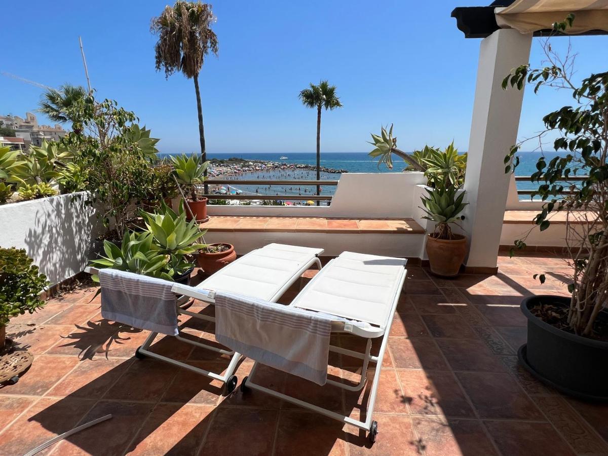 Playa Cristo Amazing Beach Terrace Appartment Estepona Luaran gambar