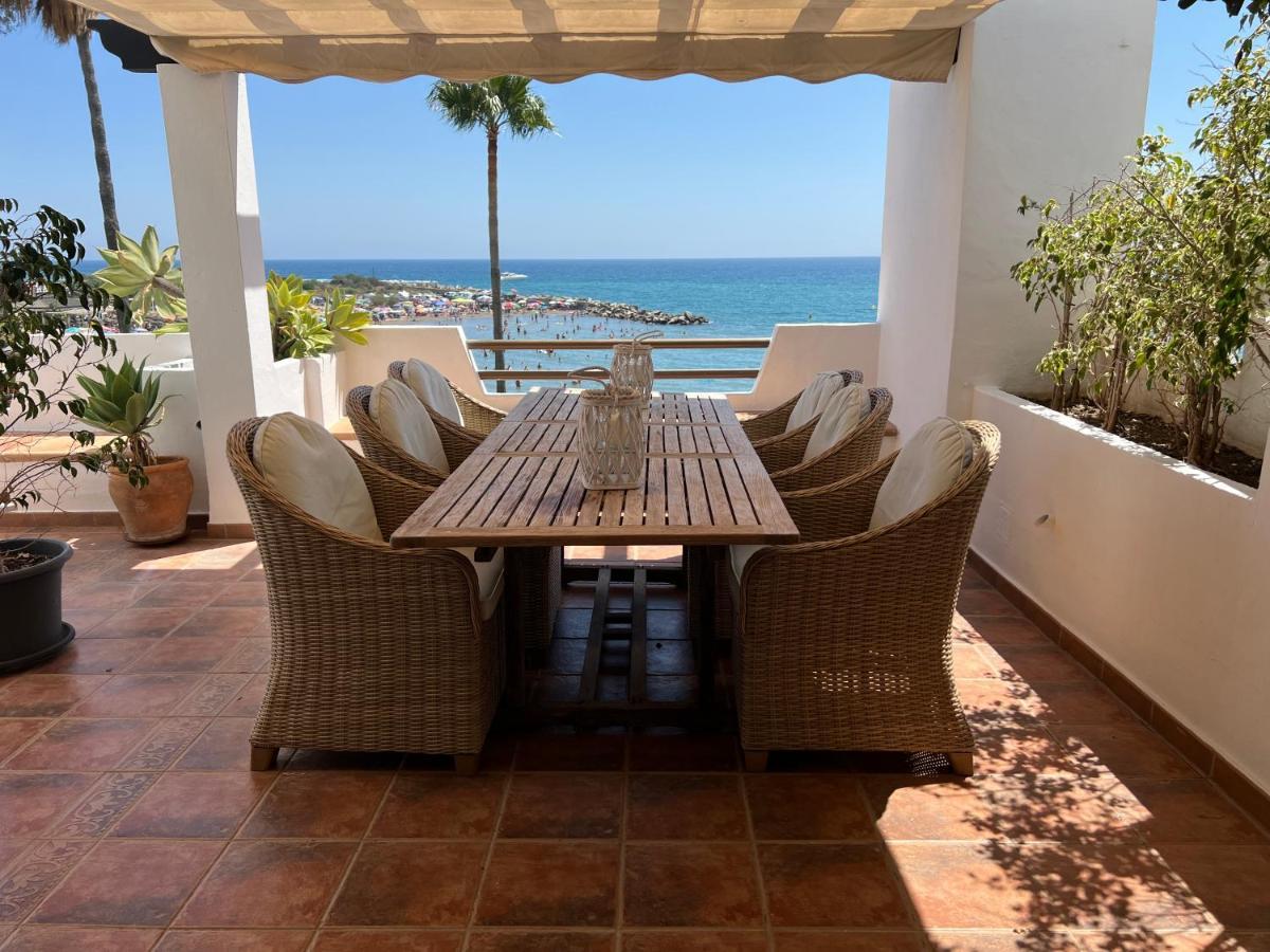 Playa Cristo Amazing Beach Terrace Appartment Estepona Luaran gambar