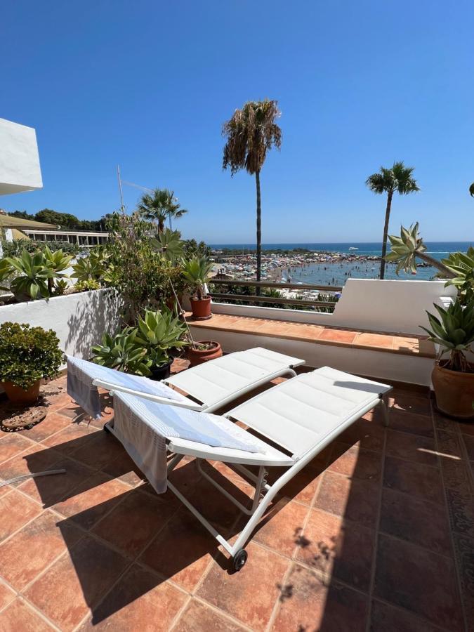 Playa Cristo Amazing Beach Terrace Appartment Estepona Luaran gambar